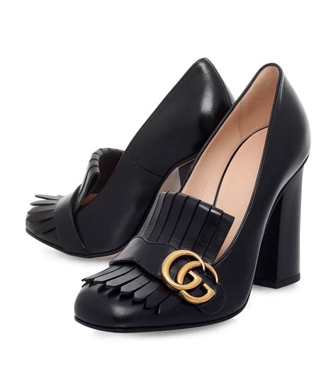 gucci marmont fringe loafers